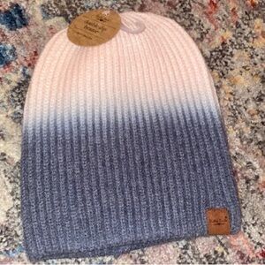 Barts Pink and Gray Ombre Kids Beanie